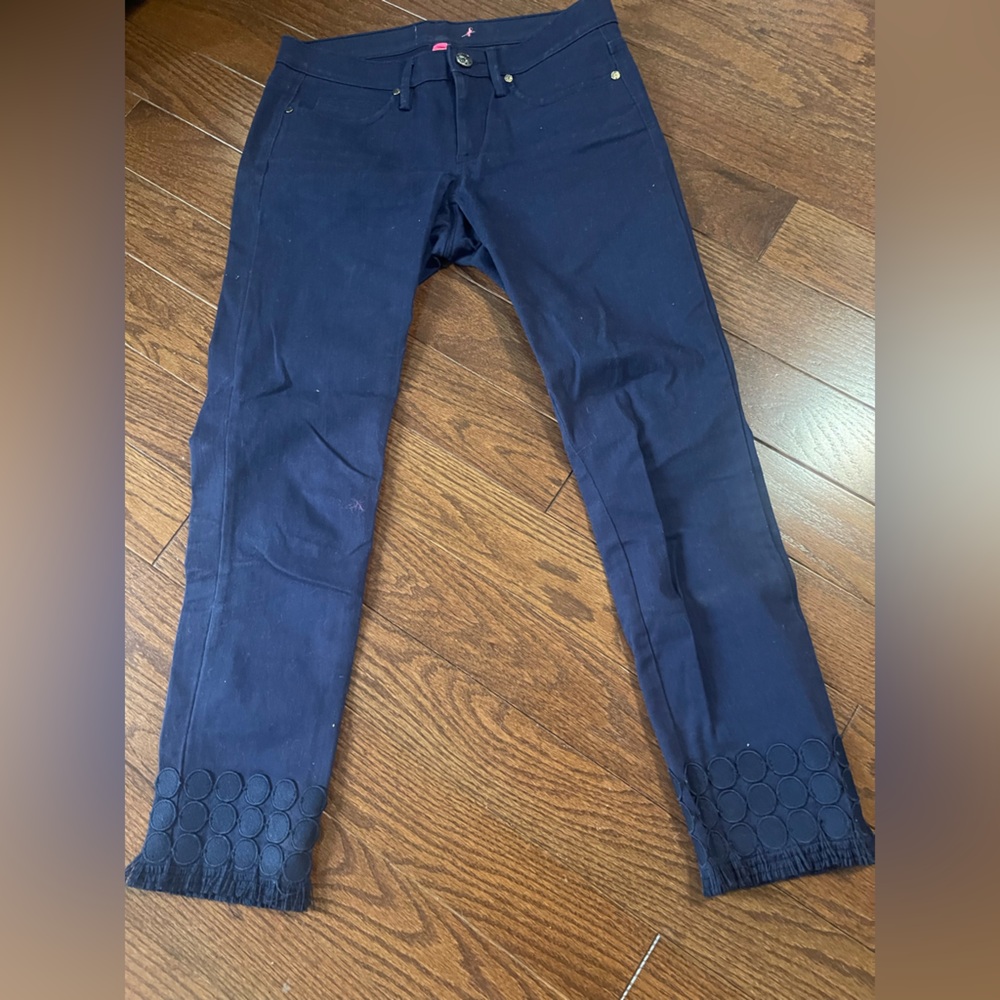 Lilly Pulitzer Navy Stretch Jeans